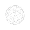 Galvanised metal sphere, 18″