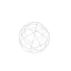 Galvanised metallic sphere, 8″
