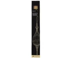 Green paper hanging Christmas finial, 31,5"
