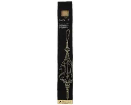 Green paper hanging Christmas finial, 31,5"