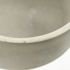 Grey cement pot, 4 x 7,5