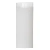 Hurricane crackled effect glass candle holder, 11,5 x 4,5"