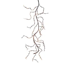 Illuminated brown branch with 288 LED lights, 118"