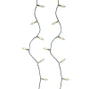 Indoor twinkling vintage 240 LEDs, warm white, green wire, 78′