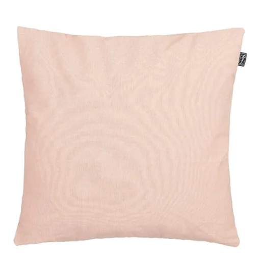 Light pink cushion, 19,5 x 19,5″