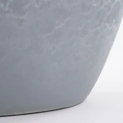 Marbled grey terracotta planter