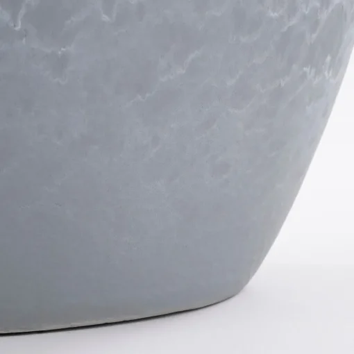 Marbled grey terracotta planter