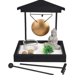 Mini buddha zen garden set, 6,5 x 6"
