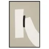 Minimalist beige wall art, 16 x 24″