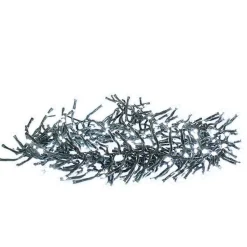 Outdoor 384 flashing LEDs on green wire, pure white, 13′