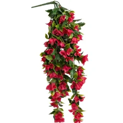 Outdoor artificial pink bougainvillea bouquet, 35"