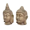 Outdoor buddha head, 10,5 x 7″