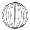 Outdoor metal ball with 200 LED lights, 19,5"