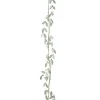 Pale green foliage acrylic garland, 48"
