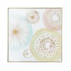Pastel Circles Painting, 32 x 32″