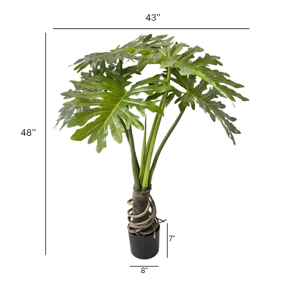 Philodendron artificiel, 48″