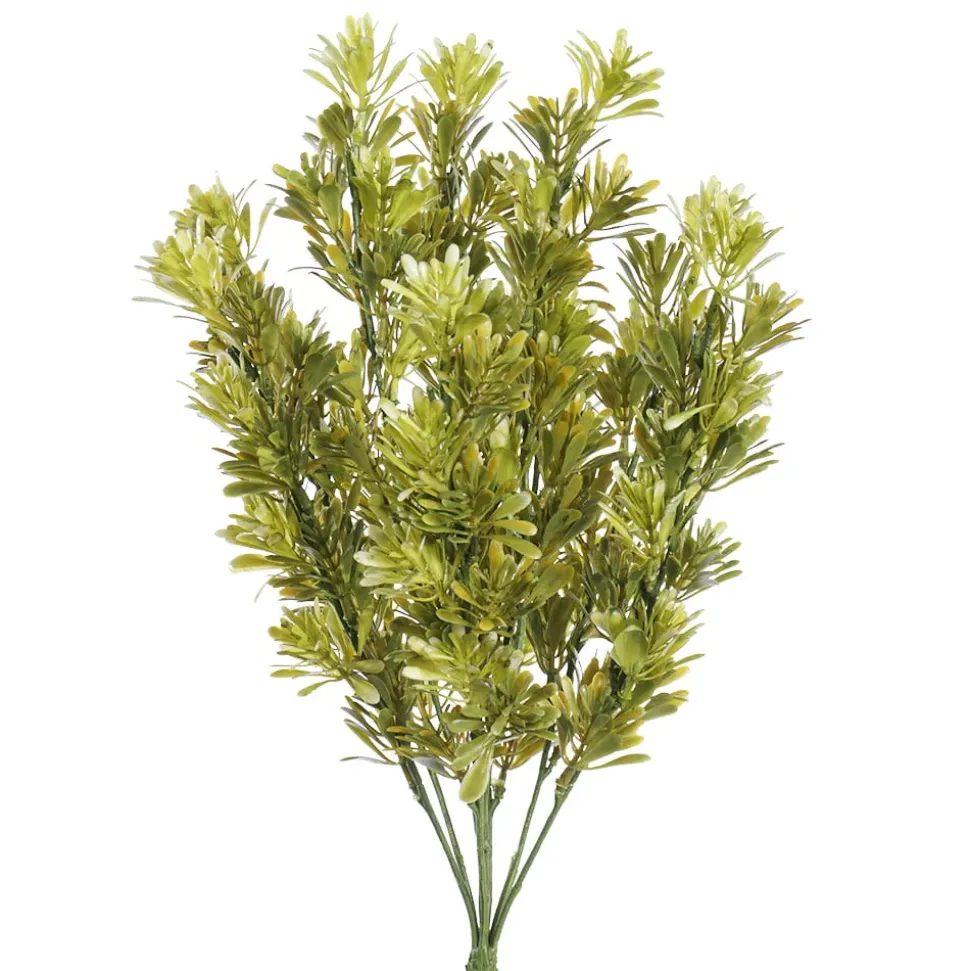 Pic de podocarpus vert foncé artificiel, 16″