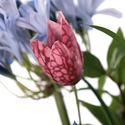 Pink fritillary artificial flower, 27″