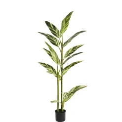 Plante artificielle d’alpinia vittata, 63″