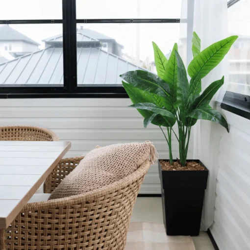 Plante artificielle extérieure, oiseau du paradis, 51″