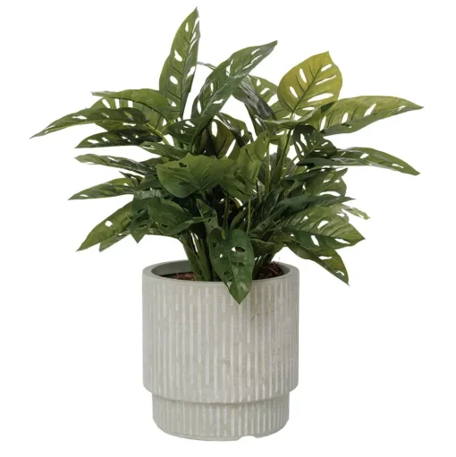 Plante artificielle monstera en pot, 26 x 22″