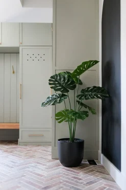 Plante artificielle monstera vert, 41″