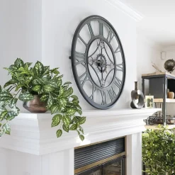 Real-touch artificial aluminum hanging plant, 28