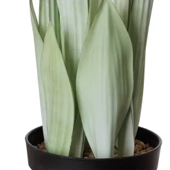 Sansevière moonshine artificielle, 25,5″