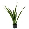 Sansevière verte artificielle, 30″