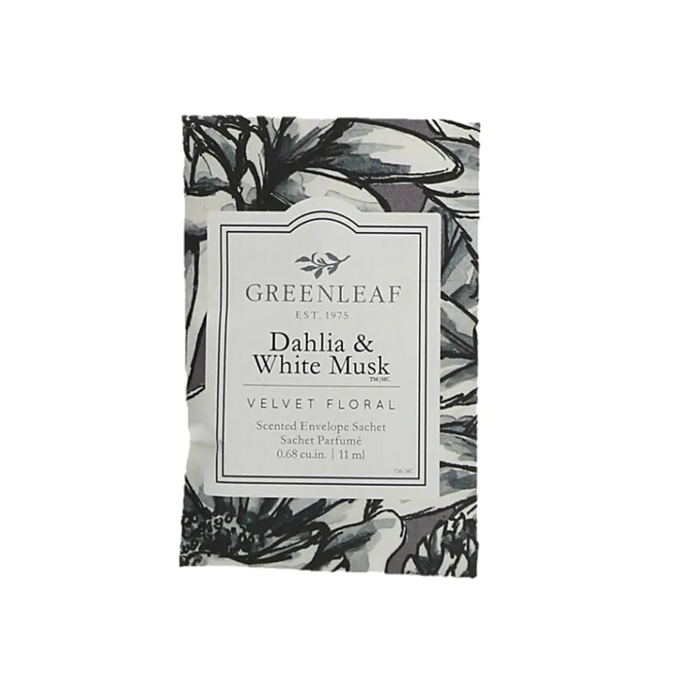 Small dahlia and musk scented sachat, 11ml