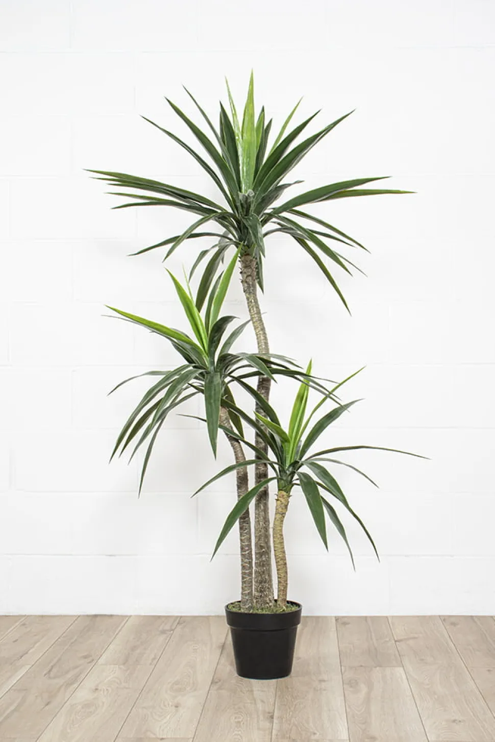 Three-trunk yucca artificial outdoor plant, 60"