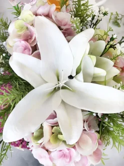 Tige de lys blancs, 34″