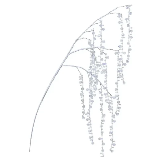 Trailing acrylic bead stem, 31,5"