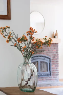 Vase soliflore en verre recyclé, 11,5 x 7″