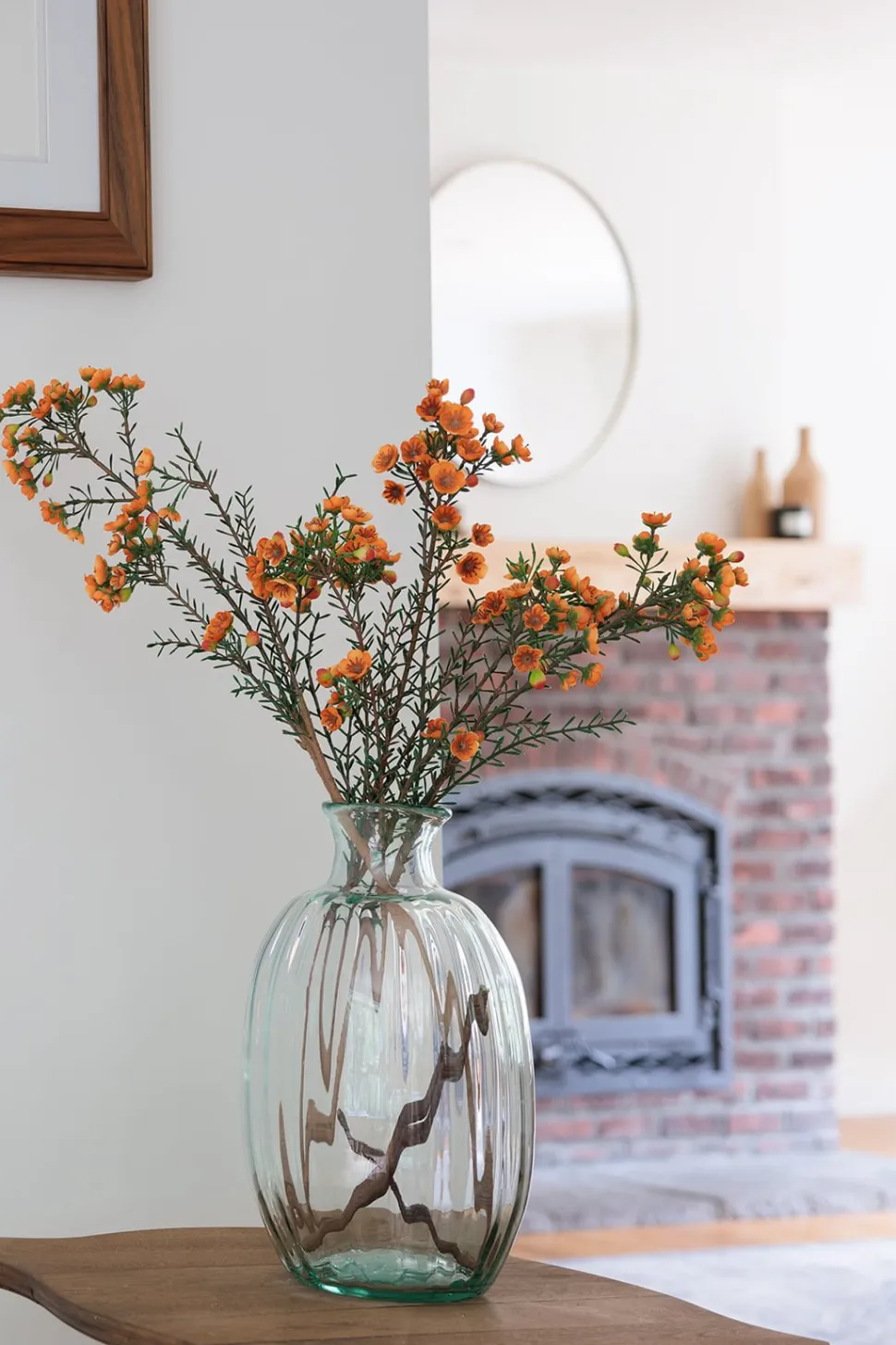 Vase soliflore en verre recyclé, 11,5 x 7″