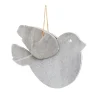 Wooden Bird Ornament, 10″